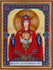 DIY Bead Embroidery Kit "Icon of the Mother of God “Inexhaustible Chalice”" 7.5"x9.8" / 19.0x25.0 cm