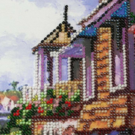 DIY Bead Embroidery Kit "Bay" 12.6"x15.7" / 32.0x40.0 cm