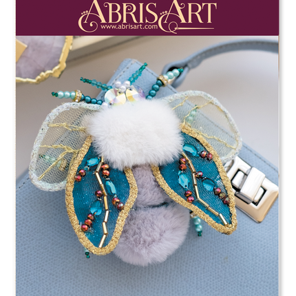 Beadwork kit for creating brooch "Plush fairy tale"