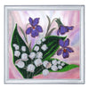 DIY Bead Embroidery Kit "Spring Mood" 10.6"x11.0" / 27.0x28.0 cm