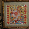Canvas for bead embroidery "Sunny Kitten" 7.9"x7.9" / 20.0x20.0 cm