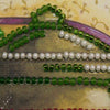 DIY Bead Embroidery Kit "Violet tea"  5.9"x5.9" / 15.0x15.0 cm