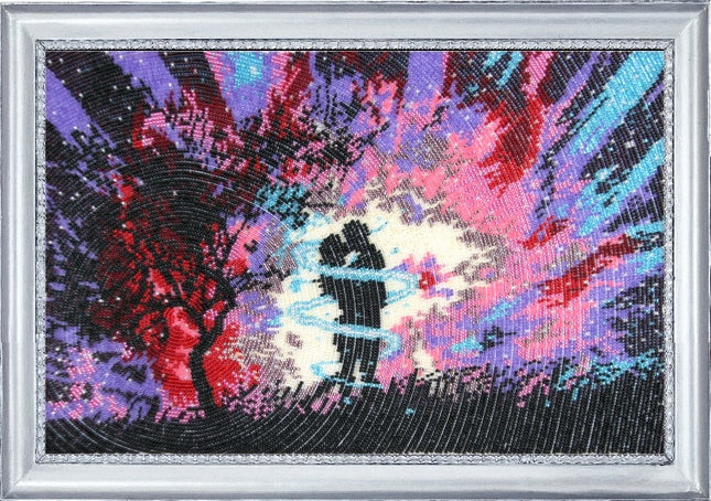 DIY Bead Embroidery Kit "Kiss at the Sunset" 9.4"x14.2" / 24.0x36.0 cm
