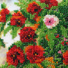 DIY Bead Embroidery Kit "Summer garden" 10.2"x13.8" / 26.0x35.0 cm