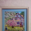 Canvas for bead embroidery "Garden Swing" 11.8"x11.8" / 30.0x30.0 cm