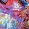 DIY Bead Embroidery Kit "Tango style" 11.8"x12.6" / 30.0x32.0 cm