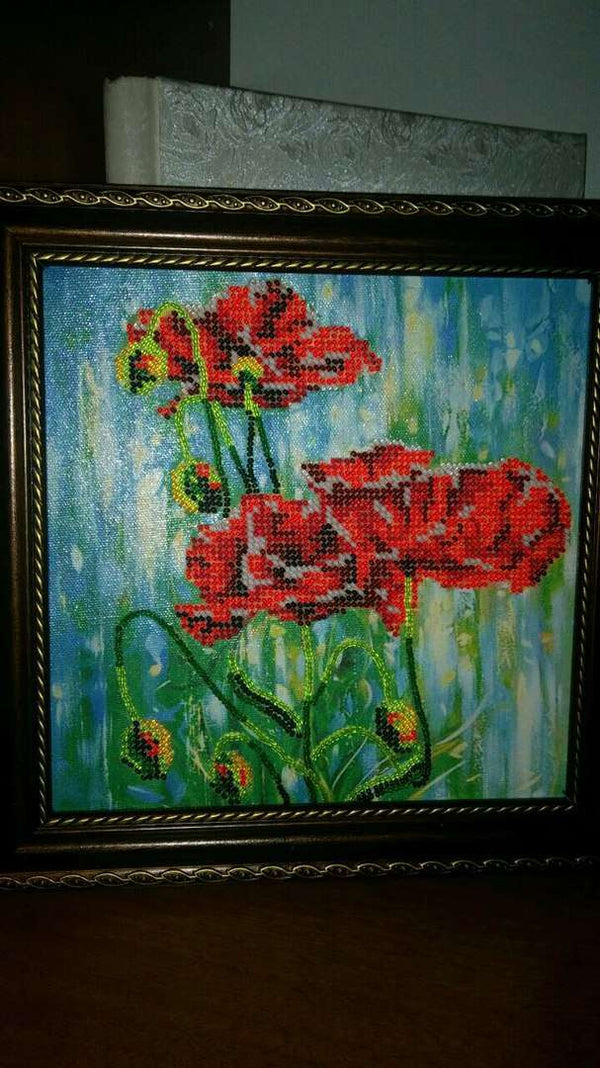 Canvas for bead embroidery 