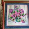 Canvas for bead embroidery "Chrysanthemums" 7.9"x7.9" / 20.0x20.0 cm