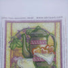 DIY Bead Embroidery Kit "Violet tea"  5.9"x5.9" / 15.0x15.0 cm