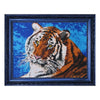 DIY Bead Embroidery Kit "Tiger" 9.4"x12.6" / 24.0x32.0 cm