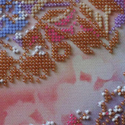 DIY Bead Embroidery Kit "Sunrise song - 2" 7.1"x14.2" / 18.0x36.0 cm