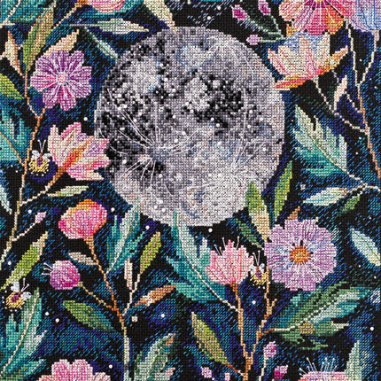 DIY Cross Stitch Kit "Moon secrets" 10.6"x13.4"