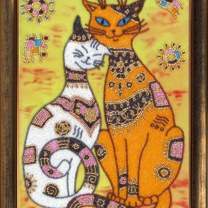 DIY Bead Embroidery Kit "Tenderness" 14.2"x9.1" / 36.0x23.0 cm