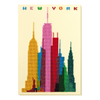 DIY Bead Embroidery Kit "New York City" 9.4"x13.4" / 24.0x34.0 cm