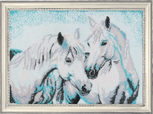 DIY Bead Embroidery Kit "Together Forever" 10.2"x14.2" / 26.0x36.0 cm