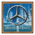 DIY Bead Embroidery Kit "Mercedes-Benz"  5.9"x5.9" / 15.0x15.0 cm