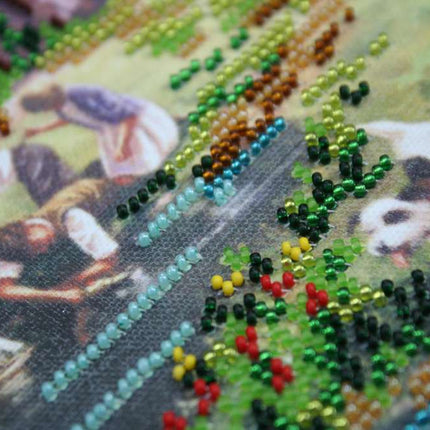 DIY Bead Embroidery Kit "Cose to nature" 16.5"x11.8" / 42.0x30.0 cm