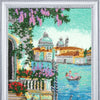 Bead DIY Embroidery Kit "Morning in Venice" 13.8"x10.2"/ 35.0x26.0 cm