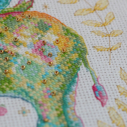 DIY Cross Stitch Kit "Tender feelings" 11.4"x7.5"