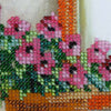 DIY Bead Embroidery Kit "s Azalea" 8.7"x8.7" / 22.0x22.0 cm
