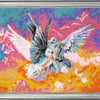 DIY Bead Embroidery Kit "Pigeons" 10.6"x12.6" / 27.0x32.0 cm