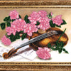 DIY Bead Embroidery Kit "Suite for the Violin" 9.4"x14.2" / 24.0x36.0 cm