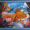 DIY Bead Embroidery Kit "A Fish" 9.8"x12.6" / 25.0x32.0 cm