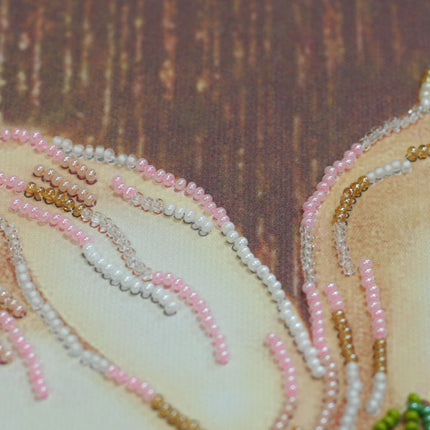DIY Bead Embroidery Kit "Мagnolia" 11.8"x15.0" / 30.0x38.0 cm