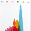 DIY Bead Embroidery Kit "New London" 9.4"x13.4" / 24.0x34.0 cm
