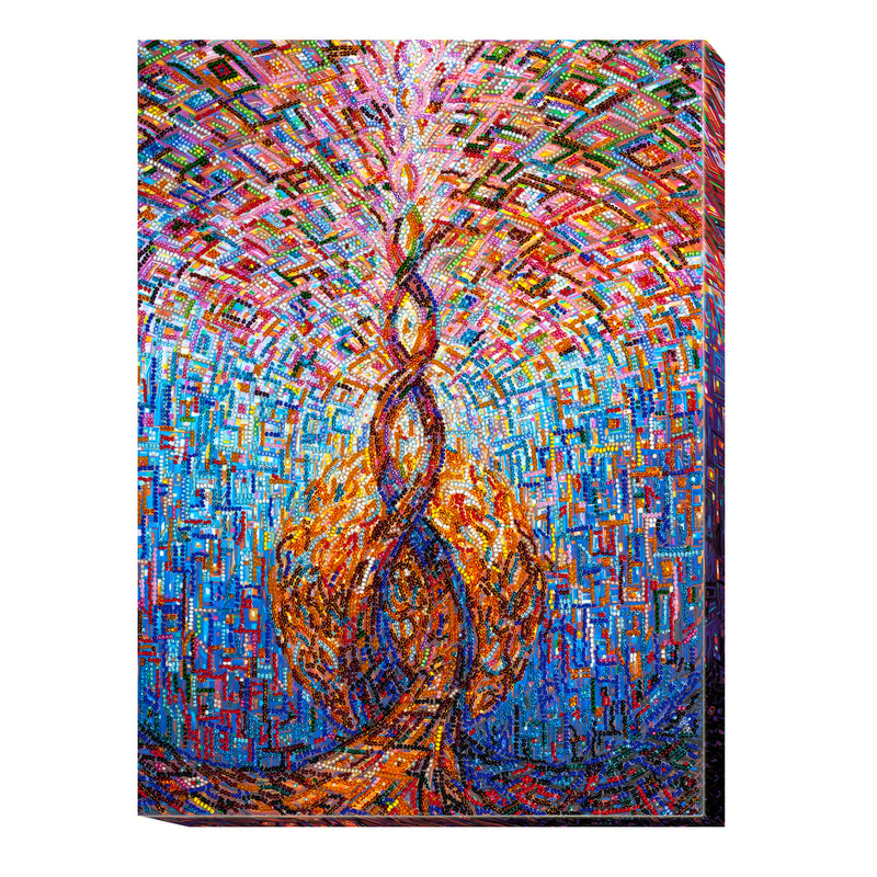 DIY Bead Embroidery Kit "Junction" 12.2"x15.0" / 31.0x38.0 cm