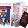 Beadwork kit for creating brooch "Owl"