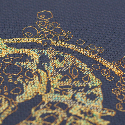 DIY Cross Stitch Kit "Sea Horse" 9.1"x9.8"