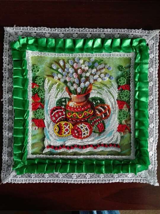 Canvas for bead embroidery 