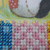 DIY Bead Embroidery Kit "Bears and basket"  5.9"x5.9" / 15.0x15.0 cm