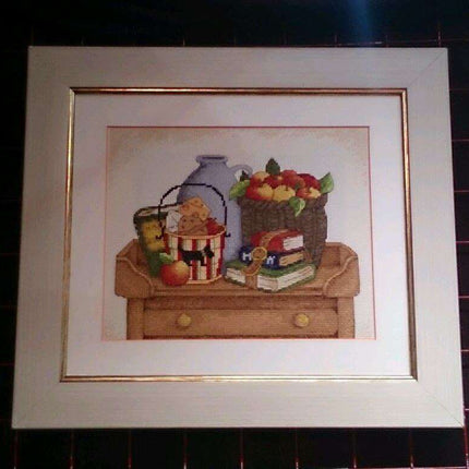 DIY Cross Stitch Kit "September" 9.8"x7.5"