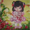 DIY Bead Embroidery Kit "Kitty"  5.9"x5.9" / 15.0x15.0 cm