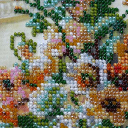 DIY Bead Embroidery Kit "Gods' garden-1" 6.7"x19.7" / 17.0x50.0 cm