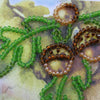DIY Bead Embroidery Kit "On a oak"  5.9"x5.9" / 15.0x15.0 cm