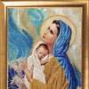 DIY Bead Embroidery Kit "Mother and Baby" 1.4"x1.0" / 3.5x2.6 cm