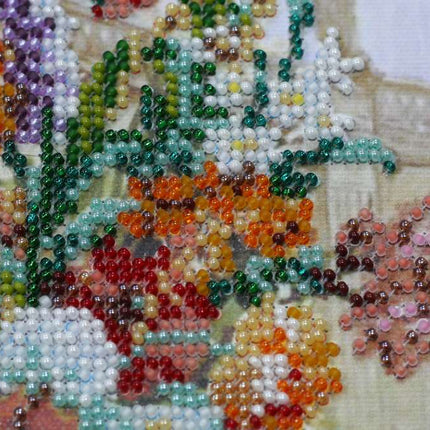 DIY Bead Embroidery Kit "Gods' garden-3" 6.7"x19.7" / 17.0x50.0 cm