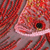 DIY Bead Embroidery Kit "Red gold" 10.6"x15.4" / 27.0x39.0 cm