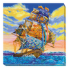 DIY Bead Embroidery Kit "Оn all sails" 11.8"x11.8" / 30.0x30.0 cm
