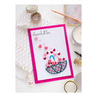 DIY kit postcard 3D for embroidery with beads 