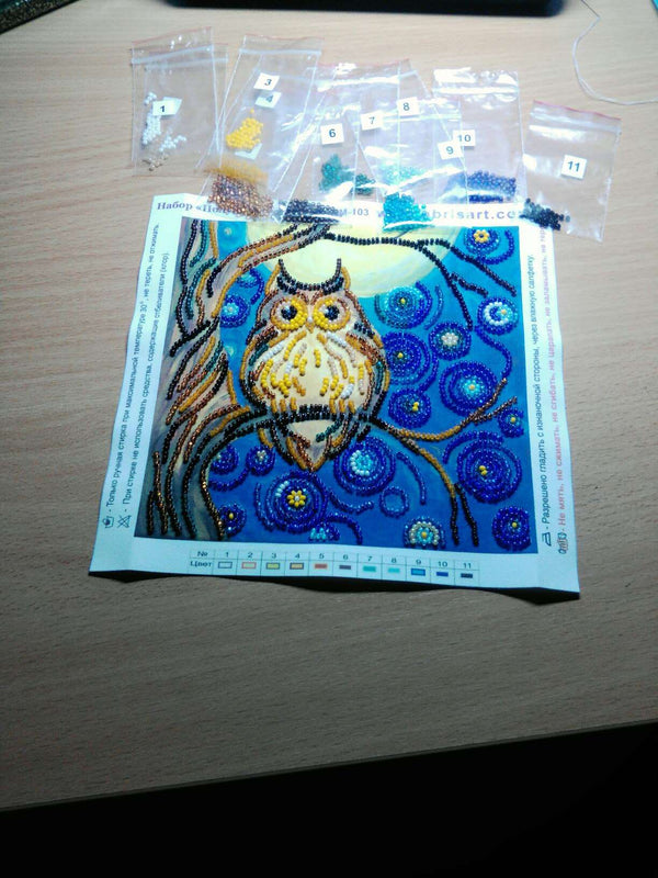 DIY Bead Embroidery Kit 