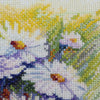 DIY Cross Stitch Kit "Watercolour camomiles" 9.4"x7.1"