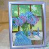 DIY Bead Embroidery Kit "Lilac ambience" 7.9"x10.0" / 20.0x25.5 cm