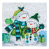 DIY Bead Embroidery Kit "Snow friends"  5.9"x5.9" / 15.0x15.0 cm