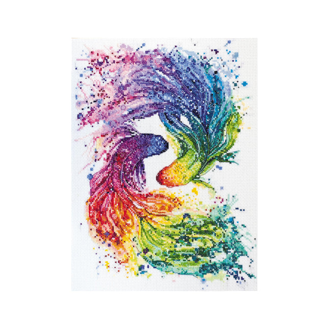 DIY Cross Stitch Kit "Cha-cha-cha" 9.4"x12.2"