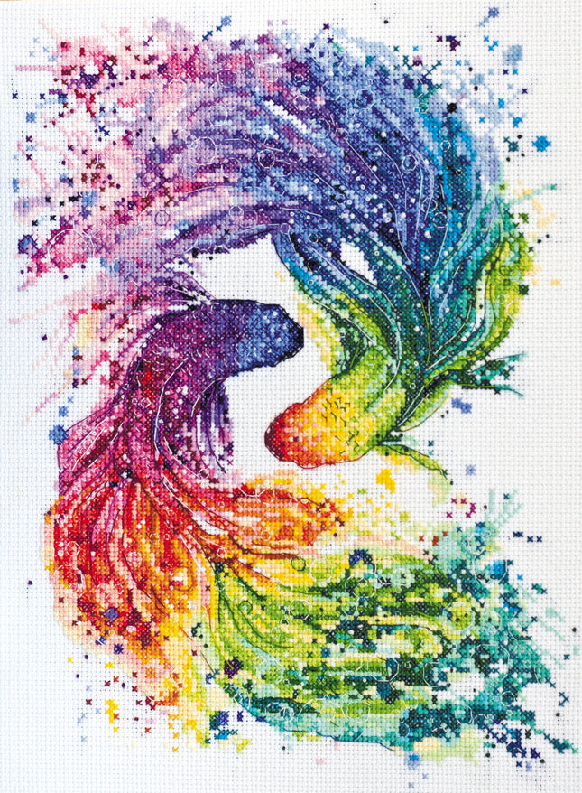 DIY Cross Stitch Kit "Cha-cha-cha" 9.4"x12.2"
