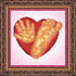 DIY Bead Embroidery Kit "Baby imprints (girl)" 7.9"x7.9" / 20.0x20.0 cm